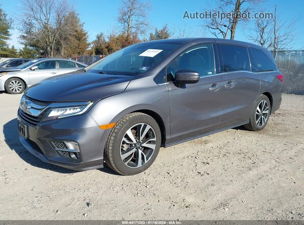 5FNRL6H94KB102720 2019 HONDA ODYSSEY Серый Передняя левая четверть