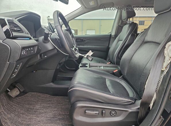 5FNRL6H94RB010646 2024 HONDA ODYSSEY Black Widok wnętrza z przodu
