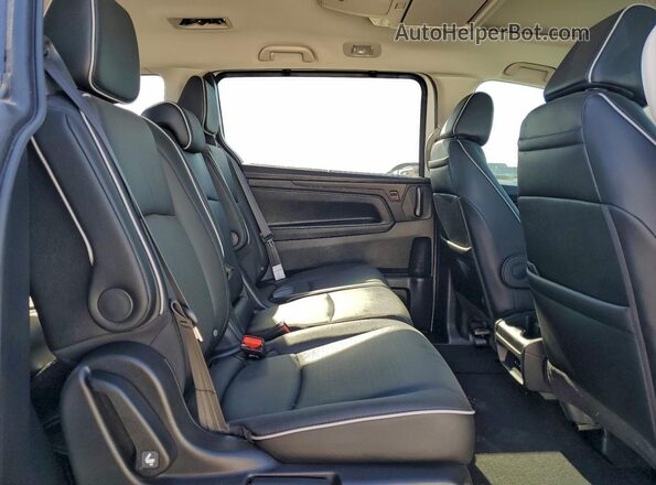 5FNRL6H95SB085426 2025 HONDA ODYSSEY White Widok wnętrza z tyłu