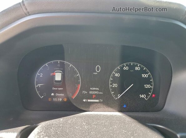 5FNRL6H95SB085426 2025 HONDA ODYSSEY White Widok zestawu wskaźników