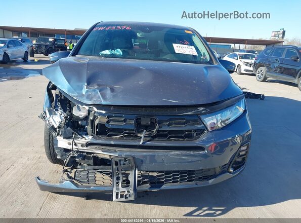 5FNRL6H97SB051164 2025 HONDA ODYSSEY Blue Instrument cluster view