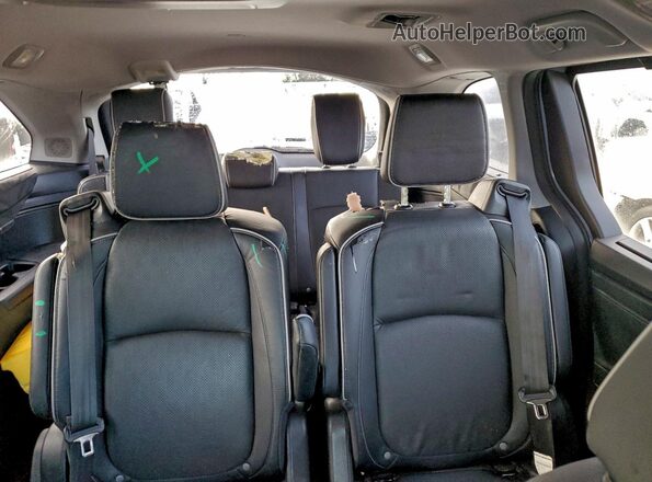 5FNRL6H98PB046174 2023 HONDA ODYSSEY Blue Rear seats view