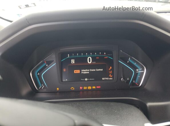 5FNRL6H9XLB023876 2020 HONDA ODYSSEY Серый Вид щитка приборов