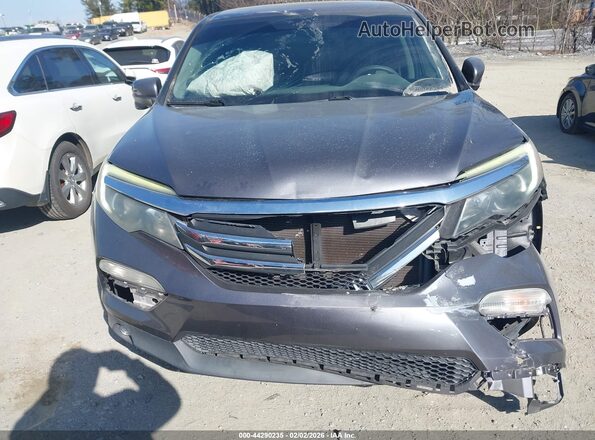 5FNYF5H31HB036791 2017 HONDA PILOT Gray 