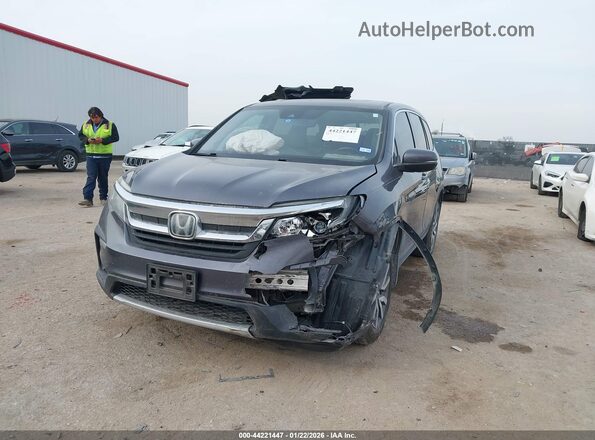 5FNYF5H5XMB044352 2021 HONDA PILOT Gray 