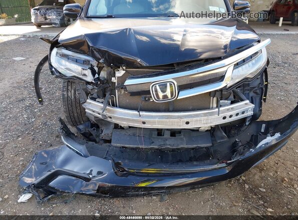 5FNYF6H02KB023924 2019 HONDA PILOT Black Front view