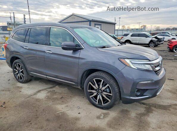 5FNYF6H09KB076328 2019 HONDA PILOT Gray Передня права чверть