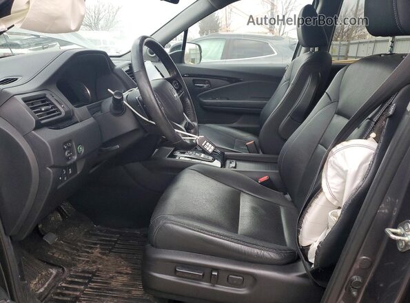 5FNYF6H09KB076328 2019 HONDA PILOT Gray Вид салону спереду