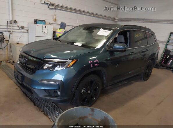 5FNYF6H26NB026167 2022 HONDA PILOT Blue Vista tres cuartos delantera izquierda