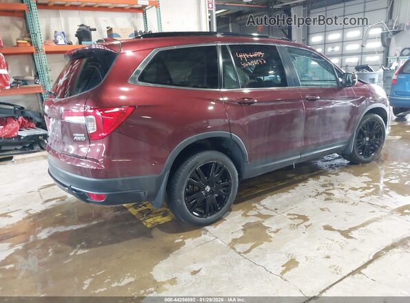 5FNYF6H28NB012206 2022 HONDA PILOT Burgundy Tył prawy