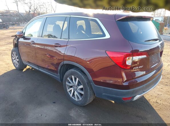 5FNYF6H35LB007258 2020 HONDA PILOT Burgundy Tył lewy