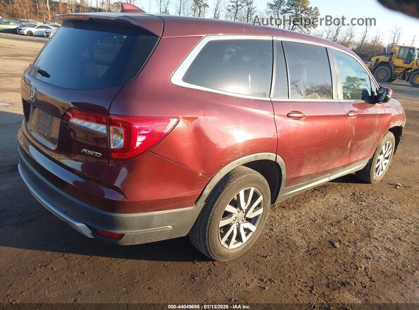 5FNYF6H35LB007258 2020 HONDA PILOT Burgundy Tył prawy