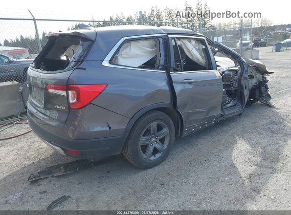 5FNYF6H52KB037494 2019 HONDA PILOT Gray Задня права чверть