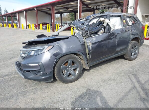 5FNYF6H52KB037494 2019 HONDA PILOT Gray Передня ліва чверть