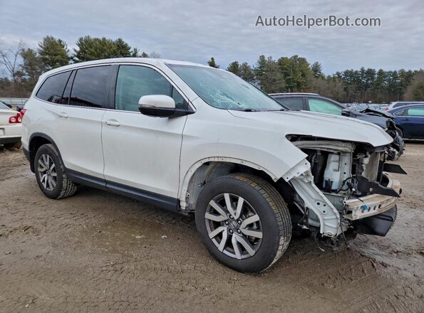 5FNYF6H54LB010217 2020 HONDA PILOT White Delantero derecho