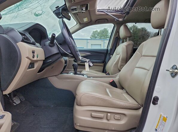 5FNYF6H54LB010217 2020 HONDA PILOT White Vista interior delantera