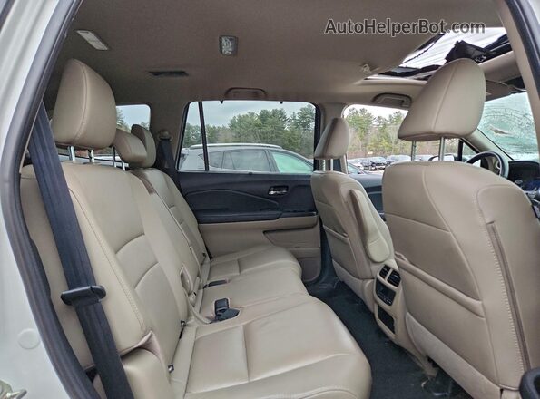 5FNYF6H54LB010217 2020 HONDA PILOT White Vista interior trasera