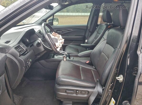 5FNYF6H79LB014409 2020 HONDA PILOT Black წინა სალონის ხედი