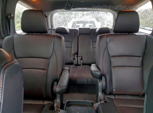 5FNYF6H79LB014409 2020 HONDA PILOT Black უკანა სავარძლების ხედი