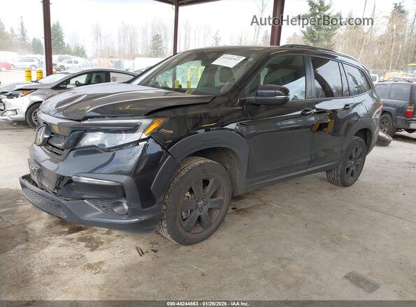 5FNYF6H87NB039028 2022 HONDA PILOT Black Передня ліва чверть