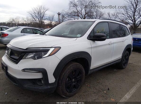 5FNYF6H87NB050675 2022 HONDA PILOT Белый Передняя левая четверть
