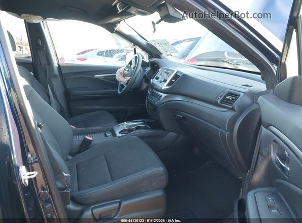 5FNYF7H26KB006843 2019 HONDA PASSPORT Dark Blue Widok wnętrza z przodu