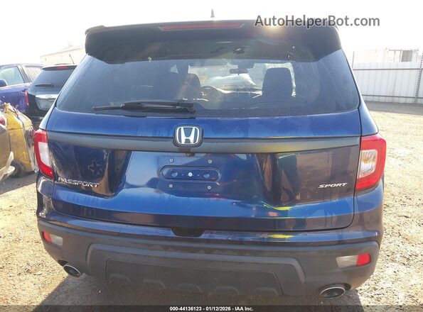 5FNYF7H26KB006843 2019 HONDA PASSPORT Dark Blue 