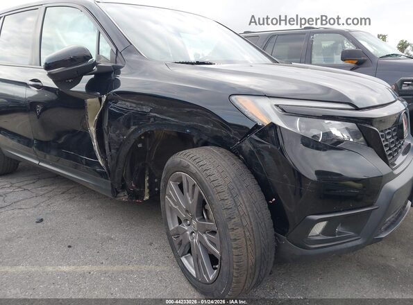5FNYF7H51KB006890 2019 HONDA PASSPORT Black Front view