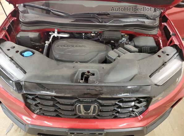 5FNYF8H03PB036443 2023 HONDA PASSPORT Red ძრავის განყოფილების ხედი