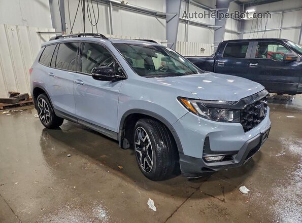 5FNYF8H07NB006178 2022 HONDA PASSPORT Blue Առջևի աջ
