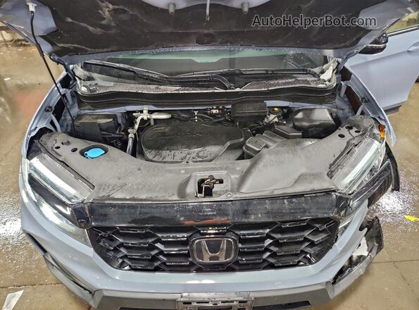 5FNYF8H07NB006178 2022 HONDA PASSPORT Blue Շարժիչի բաժամունքի տեսք