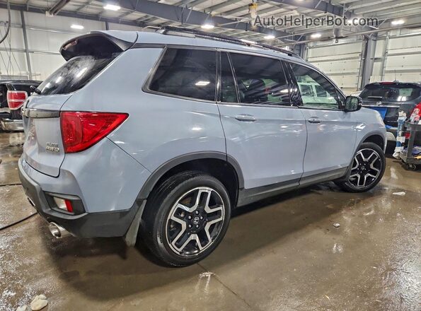 5FNYF8H07NB006178 2022 HONDA PASSPORT Blue Հետևի աջ