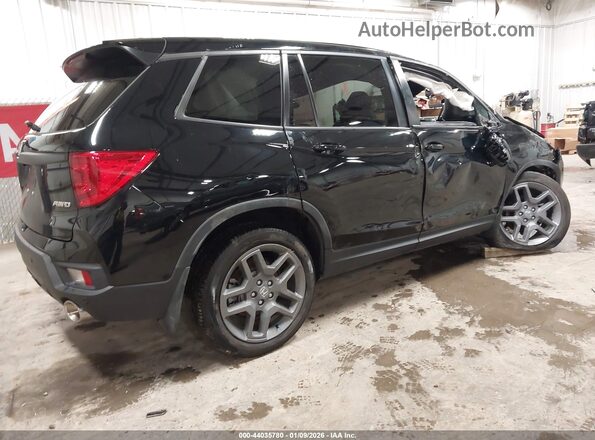 5FNYF8H52PB021346 2023 HONDA PASSPORT Black Trasero derecho