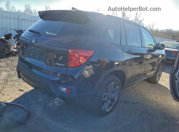 5FNYF8H52PB037885 2023 HONDA PASSPORT Черный Задняя правая четверть