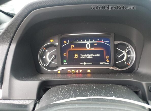 5FNYF8H52SB016480 2025 HONDA PASSPORT Gray Vista del cuadro de instrumentos