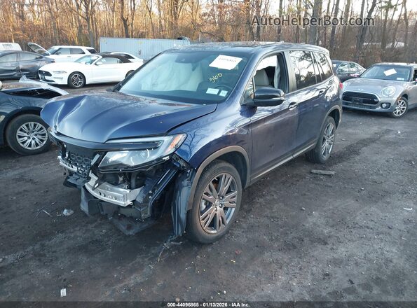 5FNYF8H53MB027622 2021 HONDA PASSPORT Dark Blue Front left