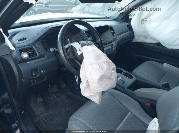 5FNYF8H53MB027622 2021 HONDA PASSPORT Dark Blue Front interior view