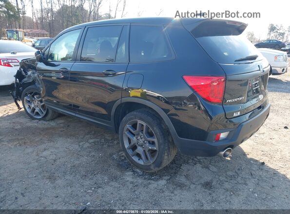 5FNYF8H53NB016850 2022 HONDA PASSPORT Черный Задняя левая четверть