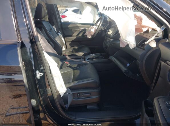 5FNYF8H53NB016850 2022 HONDA PASSPORT Черный Вид салона спереди