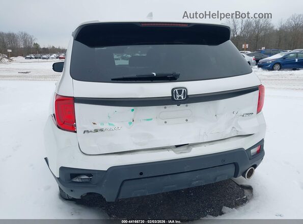 5FNYF8H55PB010258 2023 HONDA PASSPORT White Դիմացի տեսք