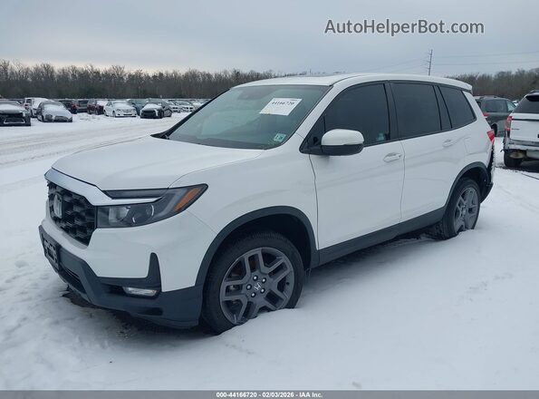 5FNYF8H55PB010258 2023 HONDA PASSPORT White Առջևի ձախ երեք քառորդ տեսարան