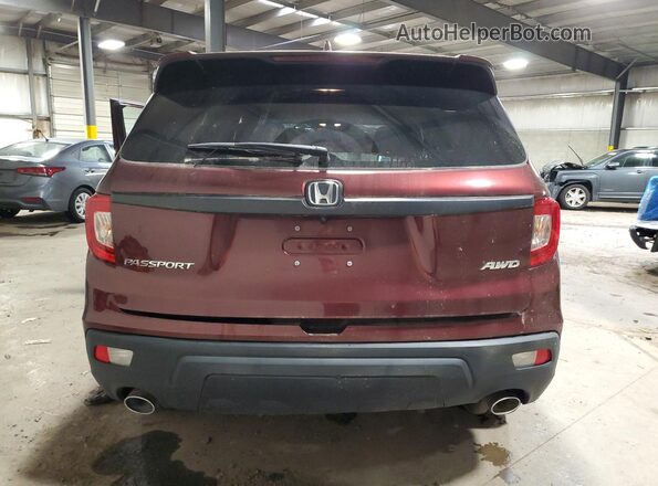 5FNYF8H56LB007685 2020 HONDA PASSPORT Red Widok z tyłu