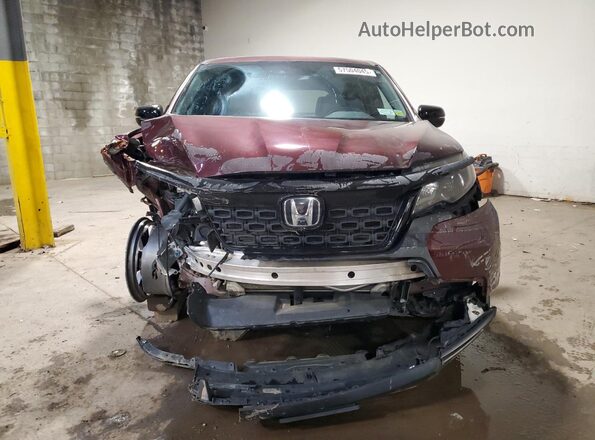 5FNYF8H56LB007685 2020 HONDA PASSPORT Red Widok z przodu