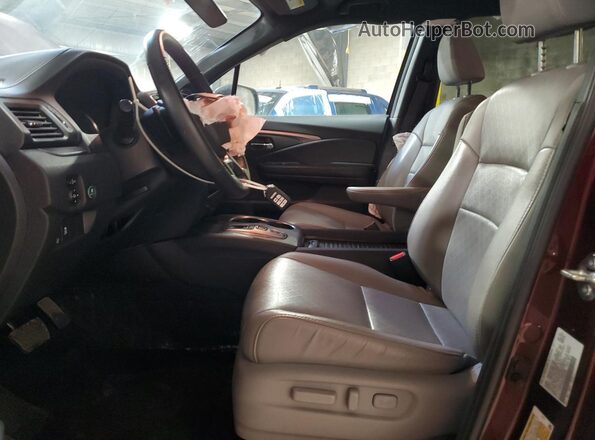 5FNYF8H56LB007685 2020 HONDA PASSPORT Red Widok wnętrza z przodu