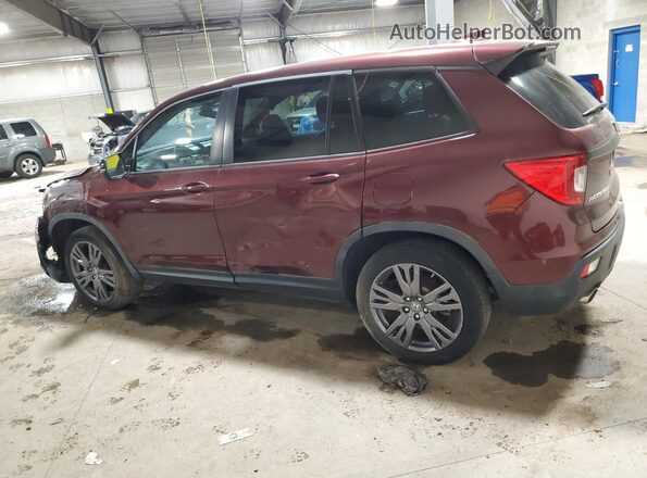 5FNYF8H56LB007685 2020 HONDA PASSPORT Red Tył lewy
