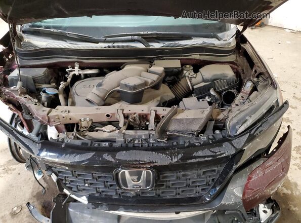 5FNYF8H56LB007685 2020 HONDA PASSPORT Red Widok komory silnika