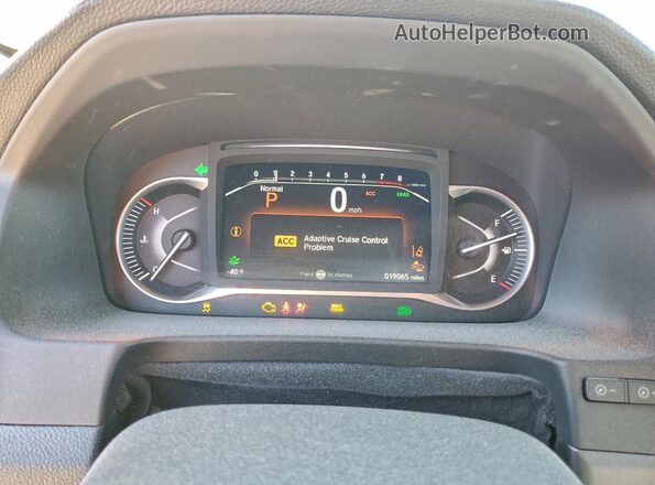 5FNYF8H58PB012814 2023 HONDA PASSPORT Серебряный Вид щитка приборов