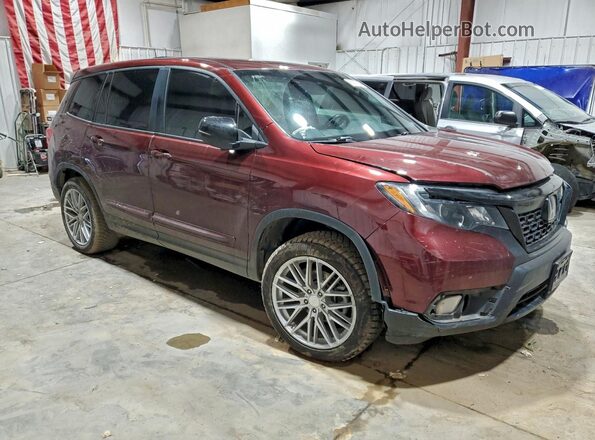 5FNYF8H59MB014874 2021 HONDA PASSPORT Burgundy 