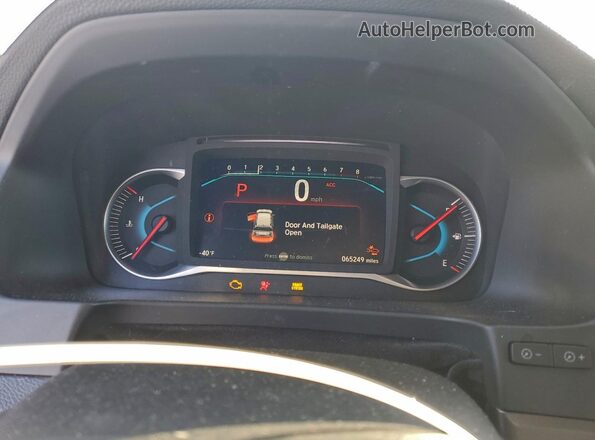 5FNYF8H59MB021890 2021 HONDA PASSPORT White Widok zestawu wskaźników