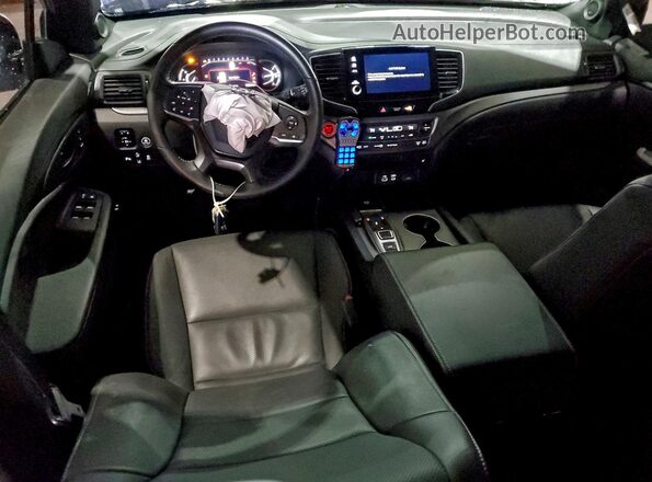 5FNYF8H5XRB010212 2024 HONDA PASSPORT Gray Widok deski rozdzielczej